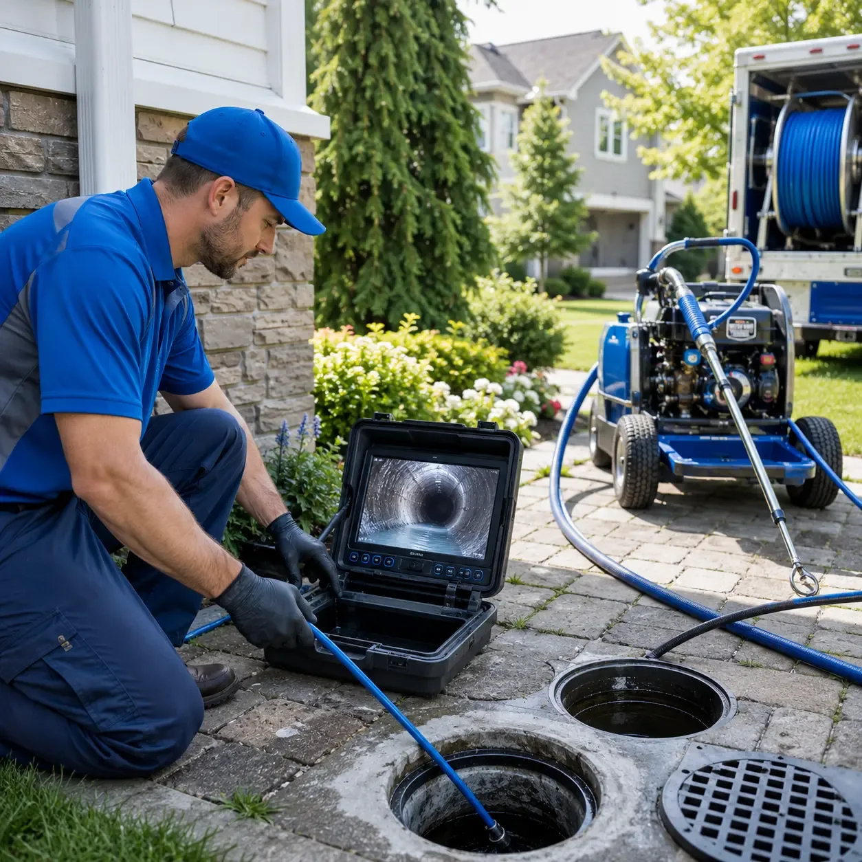 Outdoor drain cleaning professionals serving Old Glory, TX